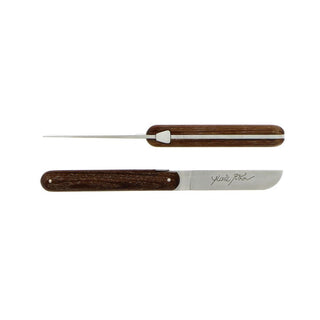 Forge de Laguiole Signature Andrée Putman butter knife with wooden handle - Buy now on ShopDecor - Discover the best products by FORGE DE LAGUIOLE design