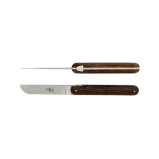 Forge de Laguiole Signature Andrée Putman butter knife with wooden handle Ash - Buy now on ShopDecor - Discover the best products by FORGE DE LAGUIOLE design