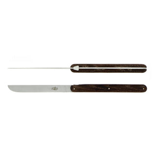 Forge de Laguiole Signature Andrée Putman table knives set with wooden handle Ash Set 2 - Buy now on ShopDecor - Discover the best products by FORGE DE LAGUIOLE design