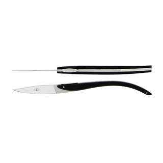 Forge de Laguiole Signature C+B Lefebvre for Anne-Sophie Pic table knives set with ebony handle Set 2 - Buy now on ShopDecor - Discover the best products by FORGE DE LAGUIOLE design