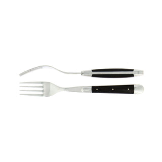 Forge de Laguiole Tradition table forks set with ebony handle Set 2 - Buy now on ShopDecor - Discover the best products by FORGE DE LAGUIOLE design