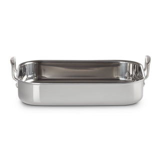 Le Creuset 3-ply Stainless Steel roaster 35x25 cm - 13 2 3x10 in - Buy now on ShopDecor - Discover the best products by LE CREUSET design
