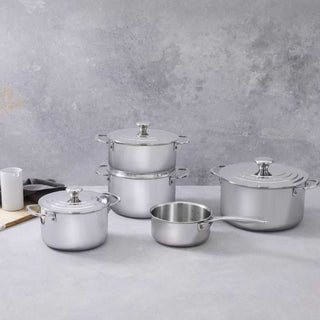Le Creuset Signature Stainless Steel cookware set - Buy now on ShopDecor - Discover the best products by LE CREUSET design