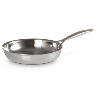 Le Creuset 3-ply Stainless Steel uncoated frying pan 24 cm - 9 1 2 in - Buy now on ShopDecor - Discover the best products by LE CREUSET design