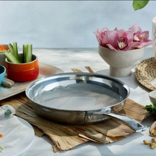 Le Creuset 3-ply Stainless Steel uncoated frying pan - Buy now on ShopDecor - Discover the best products by LE CREUSET design