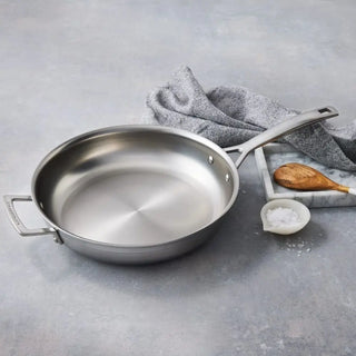 Le Creuset 3-ply Stainless Steel uncoated frying pan - Buy now on ShopDecor - Discover the best products by LE CREUSET design