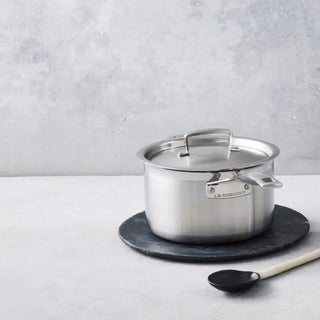 Le Creuset 3-ply Stainless Steel cookware set with lid - Buy now on ShopDecor - Discover the best products by LE CREUSET design