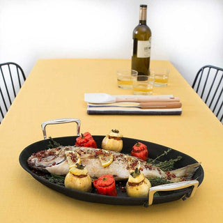 Le Creuset Toughened Non-Stick oval fish pan 40 cm. - Buy now on ShopDecor - Discover the best products by LE CREUSET design