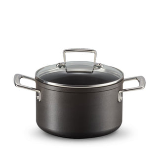 Le Creuset Toughened Non-Stick deep casserole with glass lid 20 cm - Buy now on ShopDecor - Discover the best products by LECREUSET design