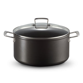 Le Creuset Toughened Non-Stick deep casserole with glass lid 28 cm - Buy now on ShopDecor - Discover the best products by LECREUSET design