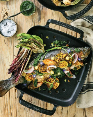 Le Creuset BBQ square grilling basket - Buy now on ShopDecor - Discover the best products by LE CREUSET design