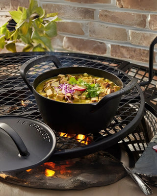 Le Creuset BBQ round casserole diam 25 cm. - 9.84 in. - Buy now on ShopDecor - Discover the best products by LE CREUSET design