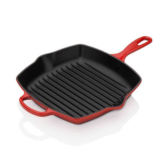 Le Creuset Signature cast iron grillit Le Creuset Cerise Square - Buy now on ShopDecor - Discover the best products by LE CREUSET design