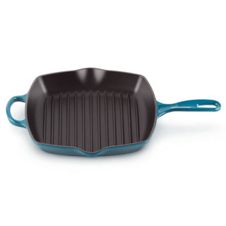 Le Creuset Signature cast iron grillit Le Creuset Deep Teal Square - Buy now on ShopDecor - Discover the best products by LE CREUSET design
