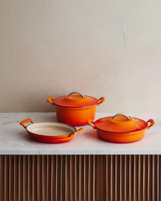 Le Creuset 100 years cast iron modern heritage round casserole - Buy now on ShopDecor - Discover the best products by LE CREUSET design