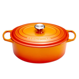Le Creuset Signature cast iron oval casserole Le Creuset Volcanic - Buy now on ShopDecor - Discover the best products by LE CREUSET design