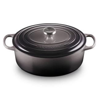 Le Creuset Signature cast iron oval casserole Le Creuset Flint - Buy now on ShopDecor - Discover the best products by LE CREUSET design