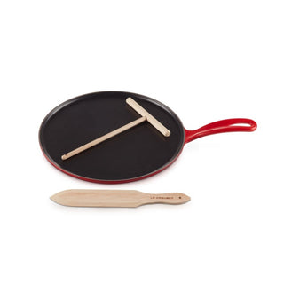 Le Creuset Tradition cast iron crepe pan Le Creuset Cerise - Buy now on ShopDecor - Discover the best products by LE CREUSET design
