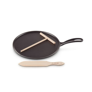 Le Creuset Tradition cast iron crepe pan Black - Buy now on ShopDecor - Discover the best products by LE CREUSET design