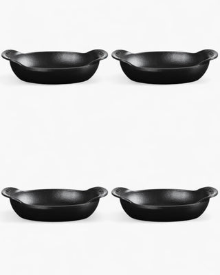 Le Creuset Gourmand set of 4 mini oval bakers 11.3 x 4.6 cm. - 4.45 x 1.81 in. - Buy now on ShopDecor - Discover the best products by LE CREUSET design