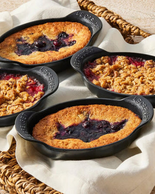 Le Creuset Gourmand set of 4 mini oval bakers 11.3 x 4.6 cm. - 4.45 x 1.81 in. - Buy now on ShopDecor - Discover the best products by LE CREUSET design