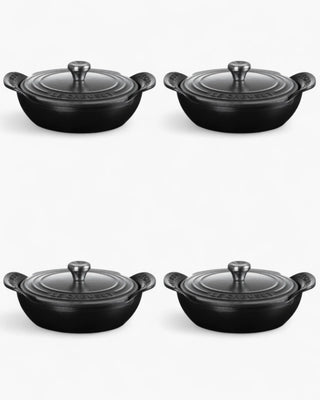 Le Creuset Gourmand set of 4 mini braiser diam. 13 cm. - 5.12 in. With Lid - Buy now on ShopDecor - Discover the best products by LE CREUSET design