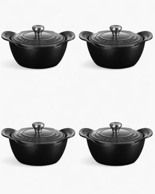 Le Creuset Gourmand set of 4 mini casseroles diam. 11 cm. - 4.33 in. With Lid - Buy now on ShopDecor - Discover the best products by LE CREUSET design