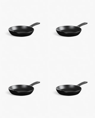 Le Creuset Gourmand set of 4 mini skillets 16.6 x 6.53 cm. - 4.45 x 1.69 in. - Buy now on ShopDecor - Discover the best products by LE CREUSET design
