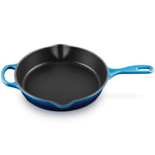 Le Creuset Signature cast iron round Skillet Le Creuset Azure Blue - Buy now on ShopDecor - Discover the best products by LE CREUSET design