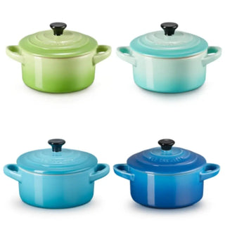 Le Creuset Stoneware set of 4 petite casseroles diam. 10 cm. Le Creuset Blue & Green - Buy now on ShopDecor - Discover the best products by LE CREUSET design