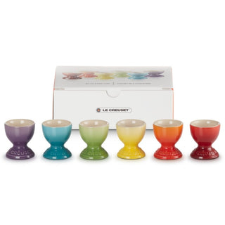 Le Creuset Stoneware Rainbow set of 6 egg cups - Buy now on ShopDecor - Discover the best products by LECREUSET design