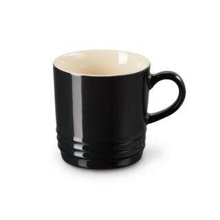 Le Creuset Stoneware mug Glossy black Cappuccino - Buy now on ShopDecor - Discover the best products by LECREUSET design