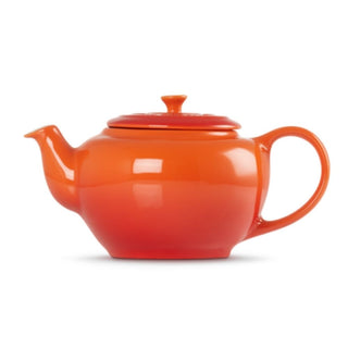 Le Creuset Stoneware teapot with stainless steel infuser Le Creuset Flame - Buy now on ShopDecor - Discover the best products by LECREUSET design