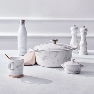 Le Creuset Marble Signature cast iron round casserole diam. 24 cm. - Buy now on ShopDecor - Discover the best products by LE CREUSET design