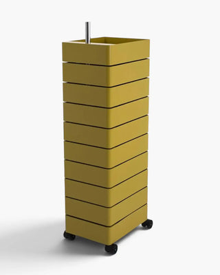 Magis 360° Container chest of 10 drawers in ABS on castors Yellow 1018C - Buy now on ShopDecor - Discover the best products by MAGIS design