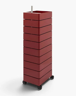 Magis 360° Container chest of 10 drawers in ABS on castors Bordeaux 1130C - Buy now on ShopDecor - Discover the best products by MAGIS design
