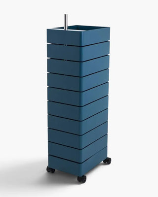 Magis 360° Container chest of 10 drawers in ABS on castors Blue 1234C - Buy now on ShopDecor - Discover the best products by MAGIS design