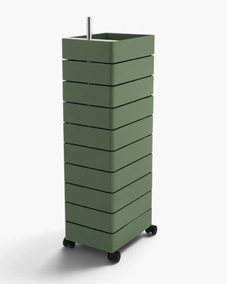 Magis 360° Container chest of 10 drawers in ABS on castors Green 1321C - Buy now on ShopDecor - Discover the best products by MAGIS design