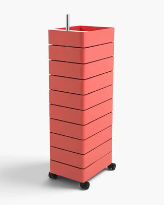Magis 360° Container chest of 10 drawers in ABS on castors Pink 1630C - Buy now on ShopDecor - Discover the best products by MAGIS design