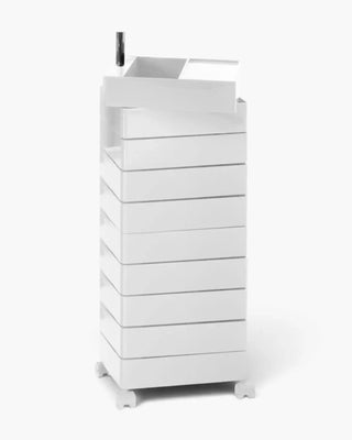 Magis 360° Container chest of 10 drawers in ABS on castors White 1673C - Buy now on ShopDecor - Discover the best products by MAGIS design