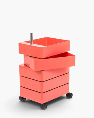 Magis 360° Container chest of 5 drawers in ABS on castors Pink 1630C - Buy now on ShopDecor - Discover the best products by MAGIS design