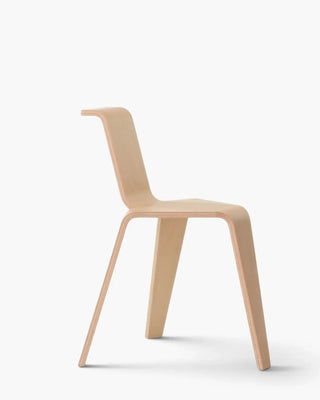 Magis Aka chair/stool without backrest in beech wood - Buy now on ShopDecor - Discover the best products by MAGIS design