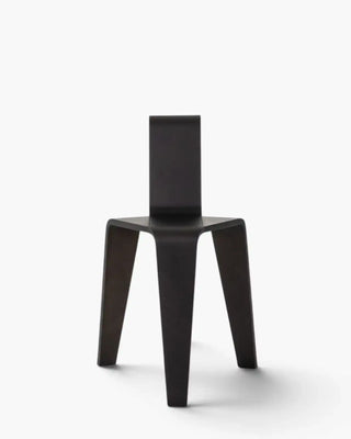 Magis Aka chair/stool without backrest in beech wood Black 7140 - Buy now on ShopDecor - Discover the best products by MAGIS design