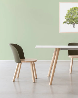 Magis Alpina chair with ash frame and polypropylene backrest - Buy now on ShopDecor - Discover the best products by MAGIS design