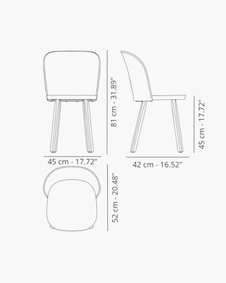 Magis Alpina chair with ash frame and polypropylene backrest - Buy now on ShopDecor - Discover the best products by MAGIS design