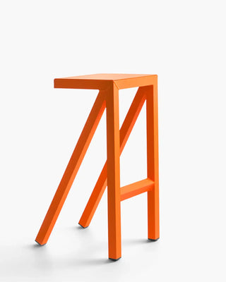 Magis Bureaurama aluminium stool without backrest Fluorescent orange 5266 h. 74 cm - Buy now on ShopDecor - Discover the best products by MAGIS design