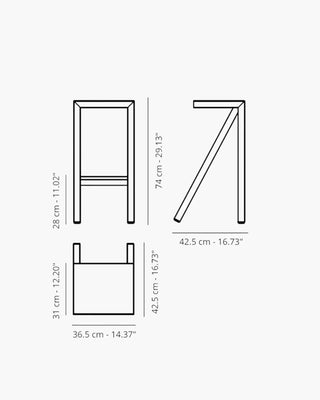 Magis Bureaurama aluminium stool without backrest - Buy now on ShopDecor - Discover the best products by MAGIS design