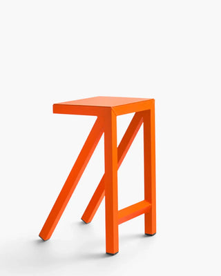 Magis Bureaurama aluminium stool without backrest Fluorescent orange 5266 h. 62 cm - Buy now on ShopDecor - Discover the best products by MAGIS design
