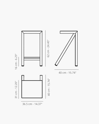 Magis Bureaurama aluminium stool without backrest - Buy now on ShopDecor - Discover the best products by MAGIS design