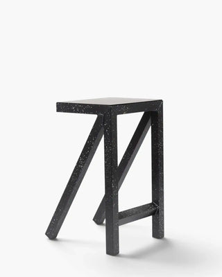 Magis Bureaurama aluminium stool without backrest Black splattered white h. 62 cm - Buy now on ShopDecor - Discover the best products by MAGIS design